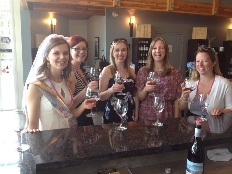 Bridal tour at Averill creek winery